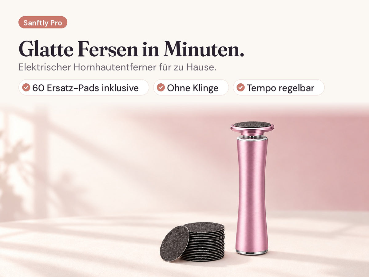 Sanftly Pro – Elektrischer Hornhautentferner