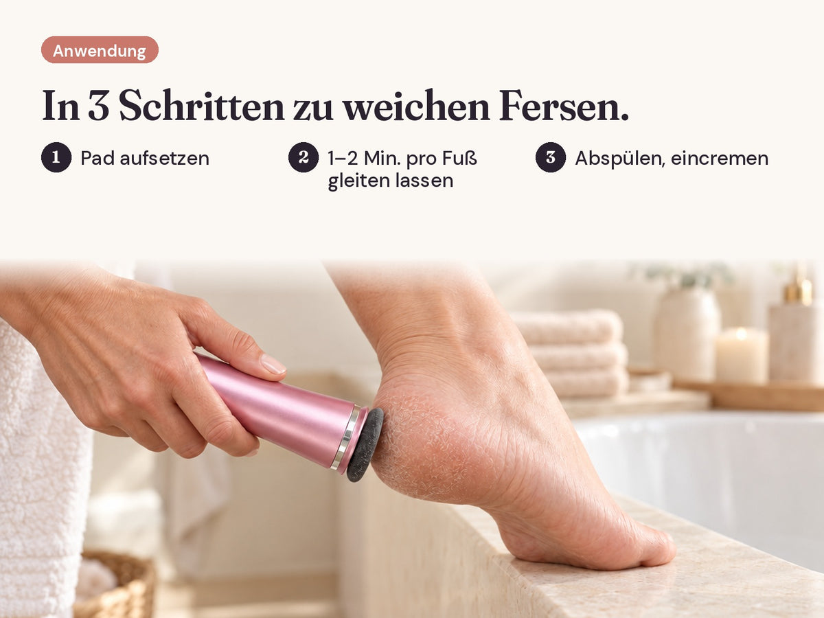 Sanftly Pro – Elektrischer Hornhautentferner